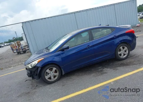 2013 Hyundai Elantra Gls from USA, damaged, VIN KMHDH4AEXDU789408